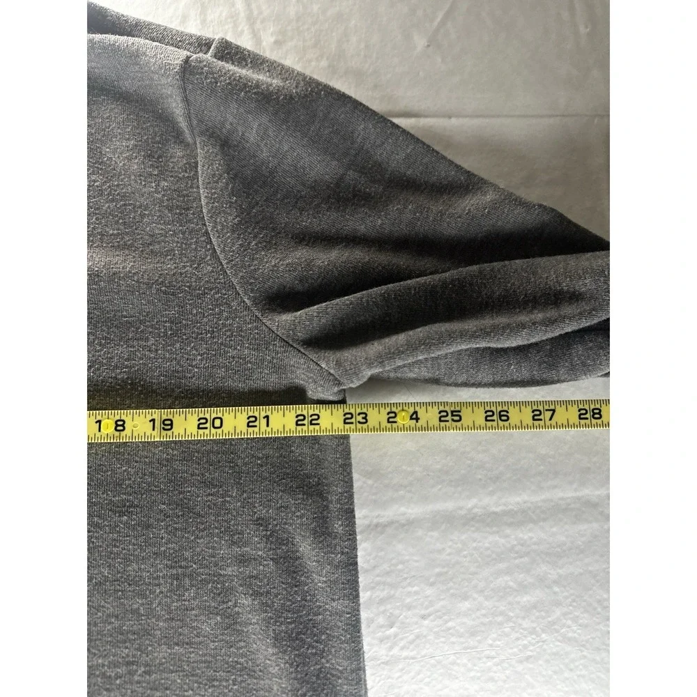 Banana‎ Republic Henley Sweater Mens XL Dark Gray Rayon Poly Blend